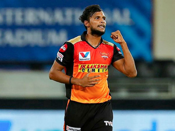 ಹೈದರಾಬಾದ್ vs ಡೆಲ್ಲಿ, ಯಾರ್ಕರ್ ಕಿಂಗ್ ನಟರಾಜನ್