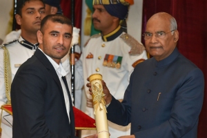 ರಾಷ್ಟ್ರಪತಿಗಳಿಂದ ಕ್ರೀಡಾ ಸಾಧಕರಿಗೆ ಪದ್ಮ ಪ್ರಶಸ್ತಿ ಪ್ರದಾನ
