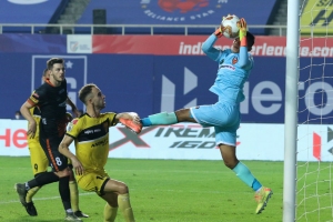 ಕೊನೆ ಘಟ್ಟದಲ್ಲಿ ಎಫ್‌ಸಿ ಗೋವಾಗೆ ಶರಣಾದ ಹೈದರಾಬಾದ್‌ ಎಫ್‌ಸಿ