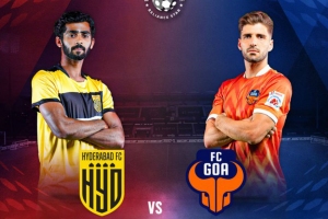 ಐಎಸ್‌ಎಲ್: ಹೈದರಾಬಾದ್ ಎಫ್‌ಸಿ vs ಎಫ್‌ಸಿ ಗೋವಾ, Live ಸ್ಕೋರ್‌